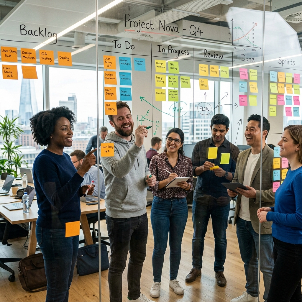 Metodologías Ágiles (Scrum, Kanban y Agile Management)